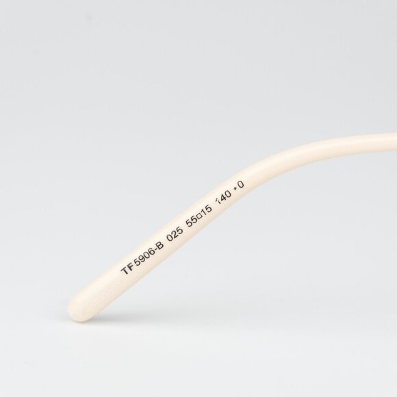 Tom Ford Woman Eyeglasses Gold Crystal Blue Light Block Butterfly FT5906-B 025 - Picture 9 of 10